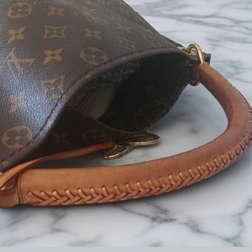 🌟 Louis Vuitton Artsy MM Monogram Canvas Hobo Bag – BROWN - Picture 5 of 16